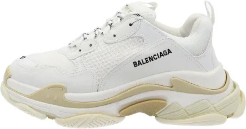 Balenciaga Polyester sneakers White Heren