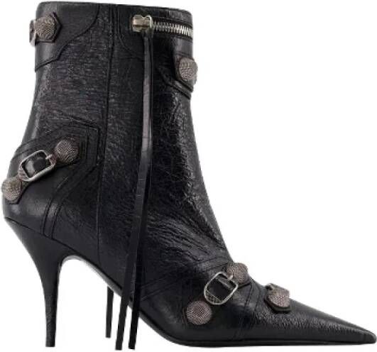 Balenciaga Pre-owned Leather boots Black Dames