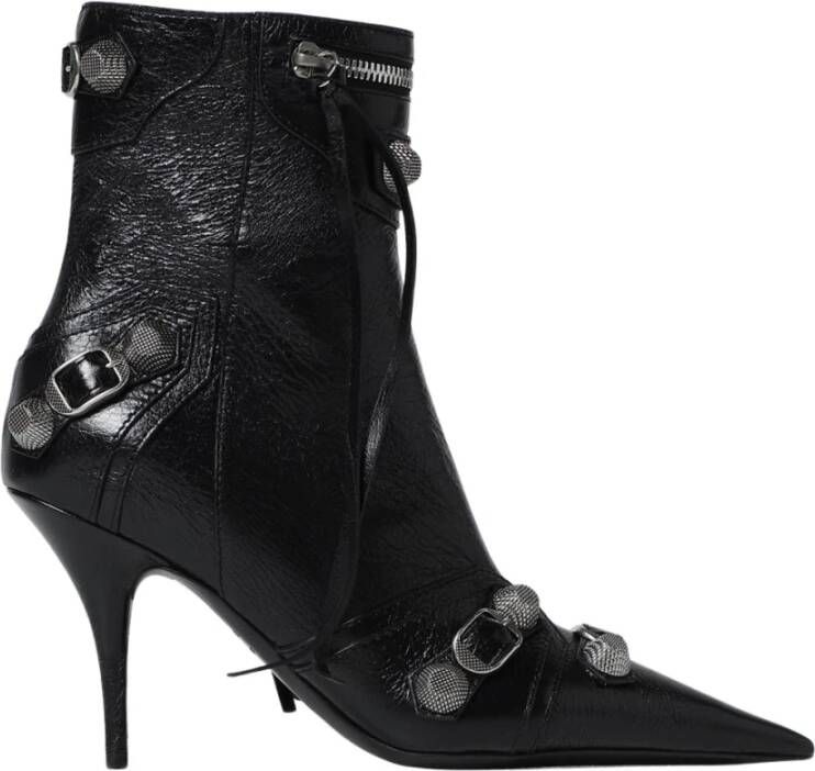 Balenciaga Puntige Neus Gesp Enkellaarzen