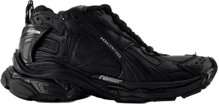 Balenciaga Ripstop Sneakers Zwart Ronde Neus