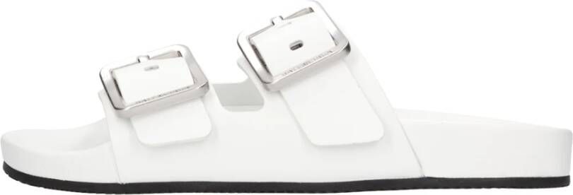 Balenciaga Leather slides Wit Dames
