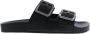 Balenciaga Schapenvacht Sandaal Sliders Black Dames - Thumbnail 1