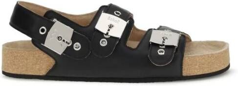 Balenciaga Scholl Platte Sandalen met Verstelbare Banden