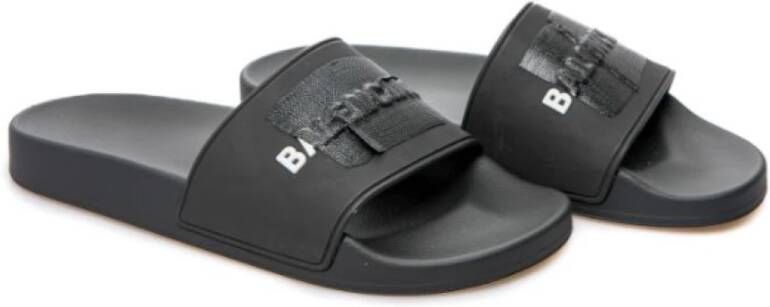Balenciaga Slide Tape Sandalen Black Dames