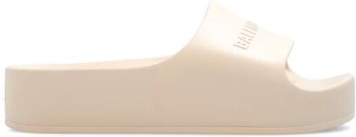 Balenciaga Chunky Slide Sandaal Beige Dames