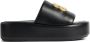 Balenciaga Rise Slides Black Dames - Thumbnail 1