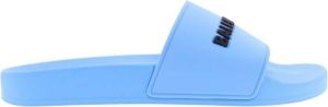 Balenciaga Sliders Blauw Dames