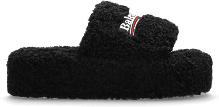 Balenciaga Slippers met logo