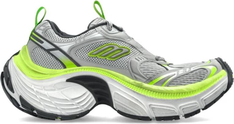 Balenciaga Retro Sneakers in Grijs Wit Groen Multicolor Heren
