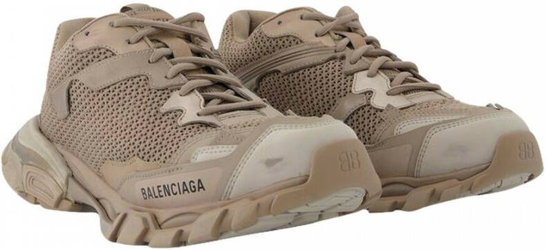 Balenciaga Beige Mix Track.3 Sneakers Klassieke Streetwear Elegantie Beige Unisex
