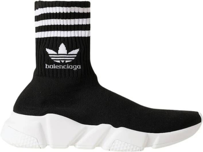 Balenciaga Adidas Speed 2.0 Lt Sock Sneakers Black Heren
