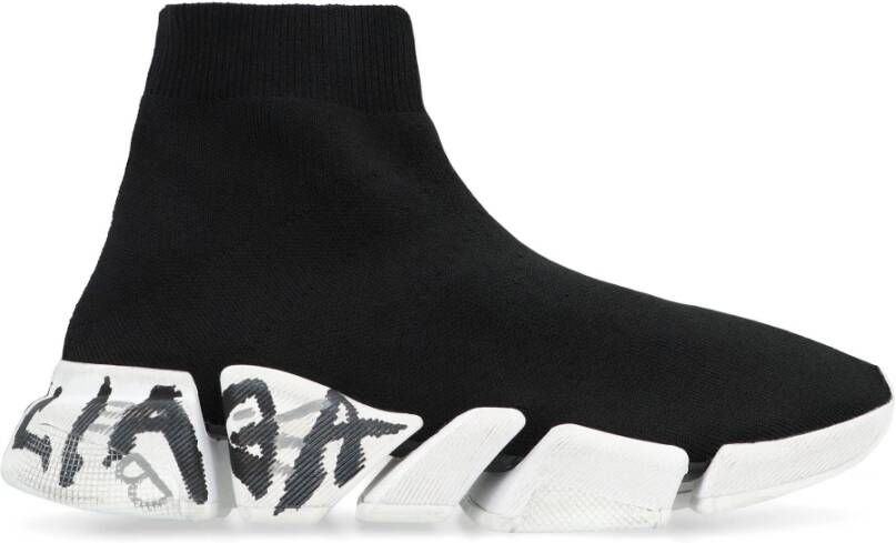 Balenciaga Speed 2.0 Graffiti Sneakers Multi Black Unisex