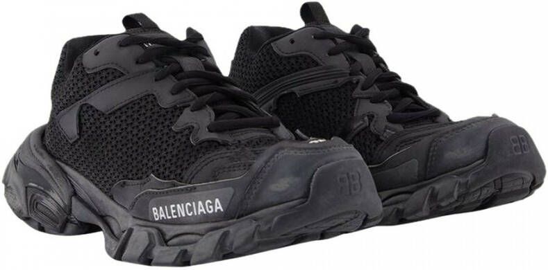 Balenciaga Zwarte Chunky Track Trainers Black Dames