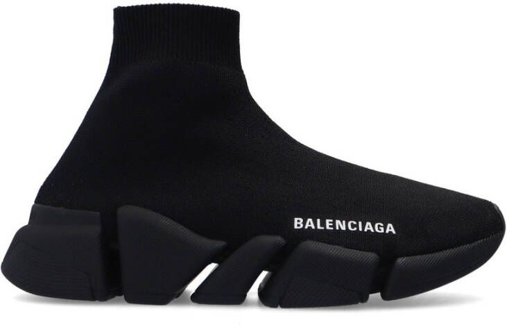 Balenciaga Speed 2.0 Recycled Knit Trainers Zwart Dames