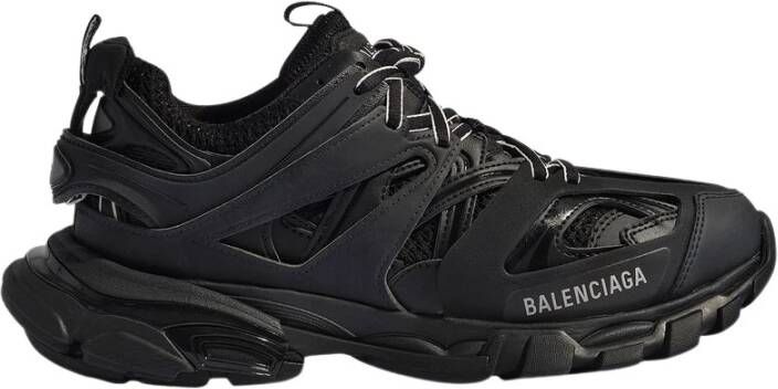 Balenciaga Zwarte Track Sneakers met Retro Gevoel Black Dames