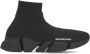 Balenciaga Speed 2.0 Recycled Knit Trainers Zwart Dames - Thumbnail 1