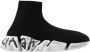Balenciaga Speed 2.0 Graffiti Sneakers Multi Black Unisex - Thumbnail 1