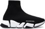 Balenciaga Zwarte Witte Speed 2.0 Sneaker voor Heren Black Heren - Thumbnail 1