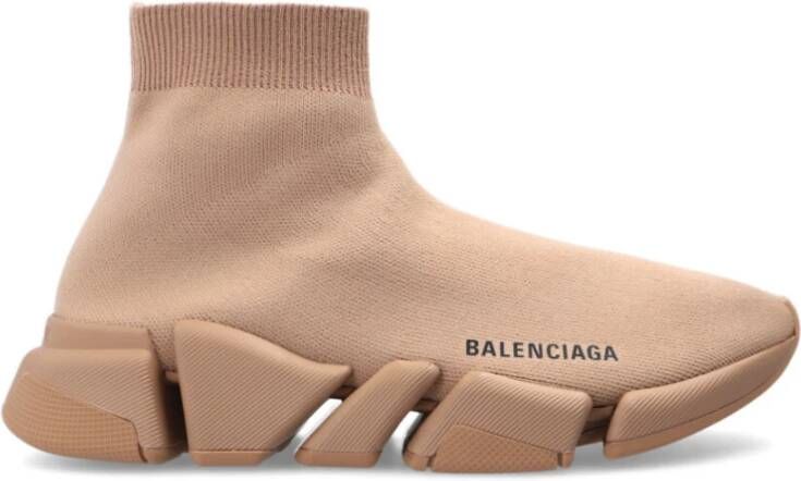 Balenciaga Speed 2.0 Sneakers Beige Dames