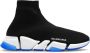 Balenciaga Speed 2.0 Clear Sole Sneaker Black Heren - Thumbnail 1