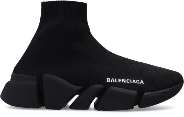 Balenciaga Speed 2.0 Recycled Knit Trainers Zwart Dames
