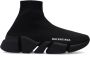 Balenciaga Speed 2.0 Recycled Knit Trainers Zwart Dames - Thumbnail 1