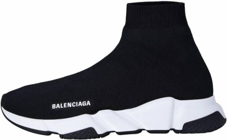 Balenciaga Speed Knit Sportschoenen Black Heren