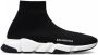 Balenciaga Zwart Witte Speed.2 Sok-Style Sneakers Black - Thumbnail 1