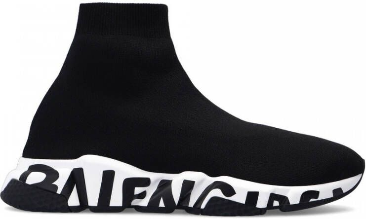 Balenciaga Speed Sneaker Graffiti Black Heren
