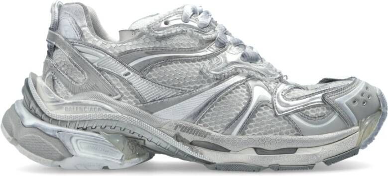 Balenciaga Reflecterende lage sneakers Gray Dames