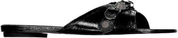 Balenciaga Stijlvolle Platte Sandalen met Strikdetail