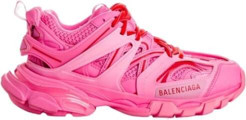 Balenciaga Stijlvolle Track Sneakers Vrouwen Rubberen Zool Pink Dames