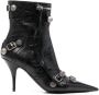 Balenciaga Studded Leren Laarzen met Gesp - Thumbnail 1