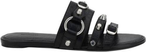 Balenciaga Studded Platte Sandalen