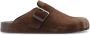 Balenciaga Sunday Suede Slippers - Thumbnail 1