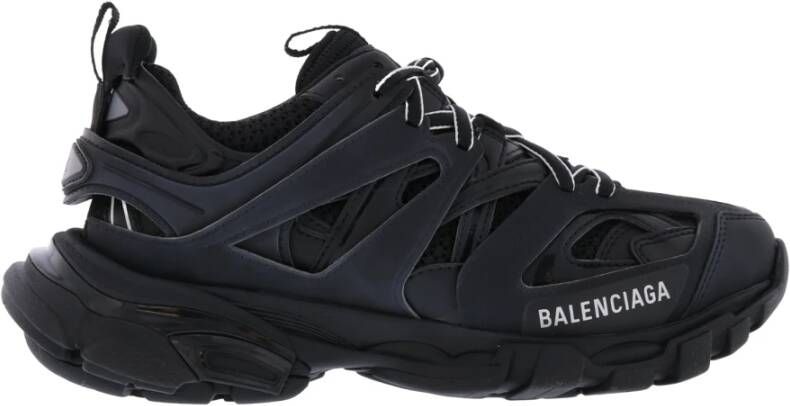 Balenciaga Zwarte Track Sneakers met Retro Gevoel Black Dames