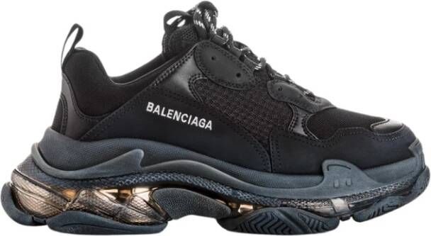 Balenciaga Triple S Clear Sole Sneakers Black Heren