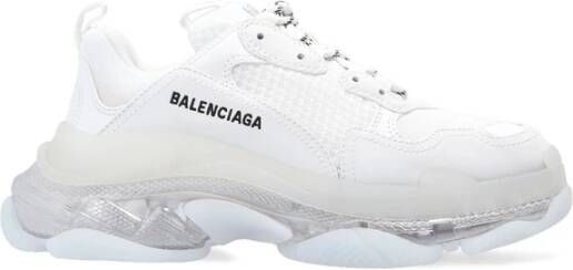 Balenciaga Triple S Sneaker Clear Sole Wit White