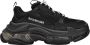 Balenciaga Triple S Clear Sole Sportschoenen Zwart Dames - Thumbnail 1