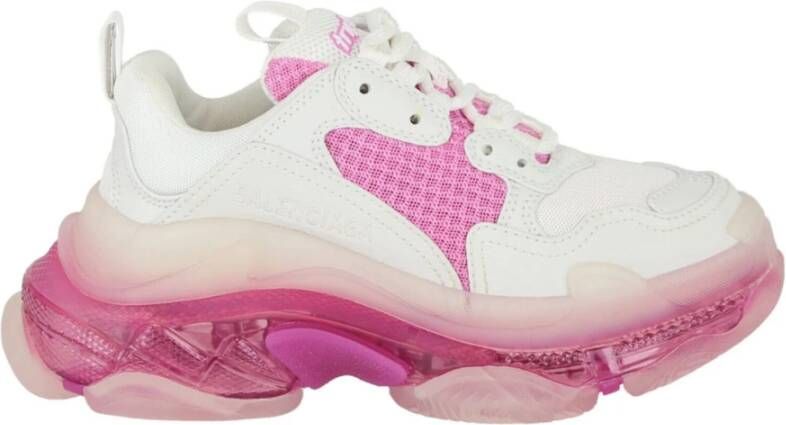 Balenciaga Triple s heldere enige sneakers Roze Dames