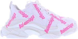 Balenciaga Triple S Logotype Recyc L Nw Wit Dames
