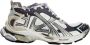 Balenciaga Versleten Effect Rubberen Zool Sneakers Multicolor Heren - Thumbnail 1