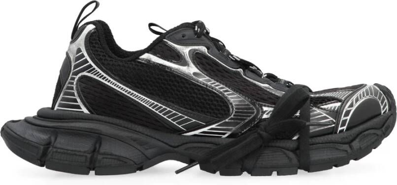 Balenciaga 3XL Monocolor Mesh Rub Sneakers Black Heren