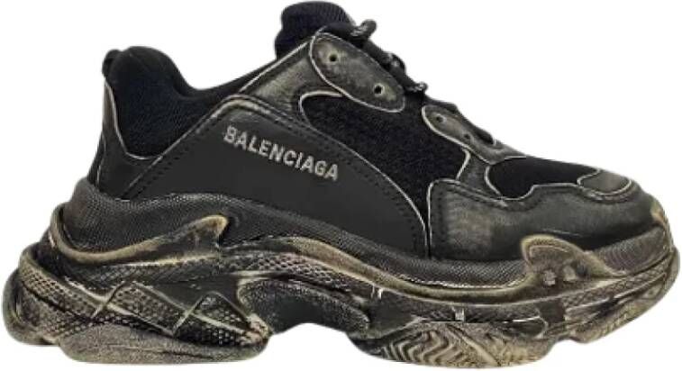 Balenciaga Vintage Pre-owned Canvas sneakers Black Dames