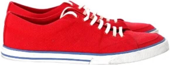 Balenciaga Vintage Pre-owned Canvas sneakers Red Dames