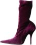 Balenciaga Vintage Pre-owned Fabric boots Purple Dames - Thumbnail 1
