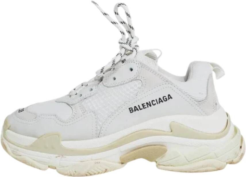 Balenciaga Vintage Pre-owned Fabric sneakers Gray Dames