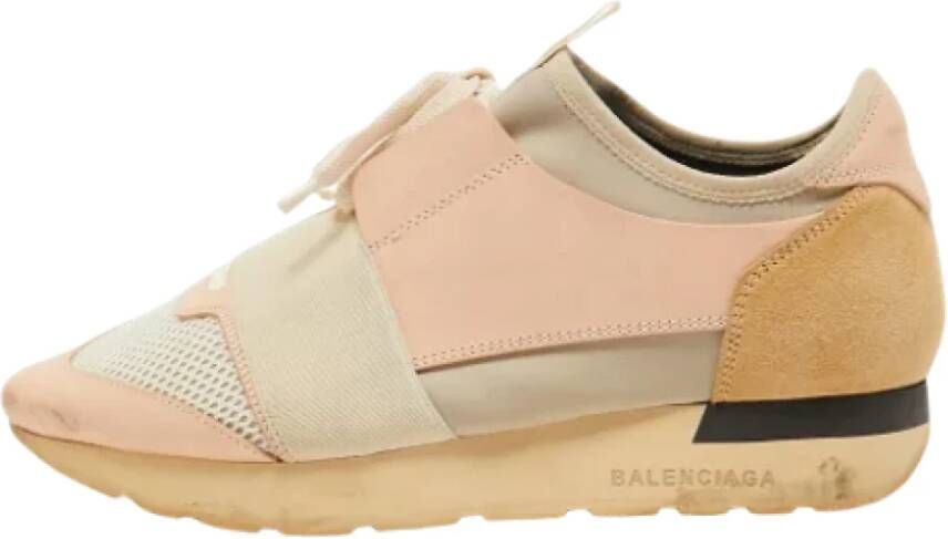 Balenciaga Vintage Pre-owned Fabric sneakers Pink Dames