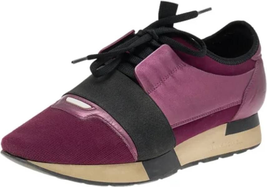 Balenciaga Vintage Pre-owned Fabric sneakers Purple Dames