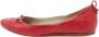 Balenciaga Vintage Pre-owned Leather flats Red Dames - Thumbnail 1